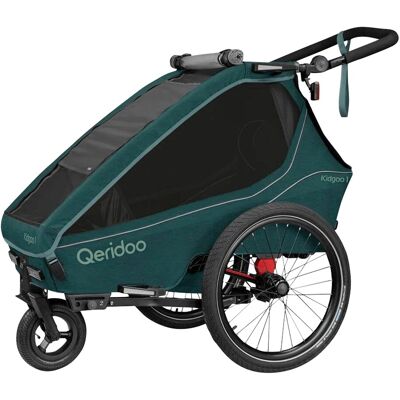 Qeridoo Fahrradanhänger Kidgoo 1 blau Qeridoo Fahrradanhänger Kidgoo 1 blau
