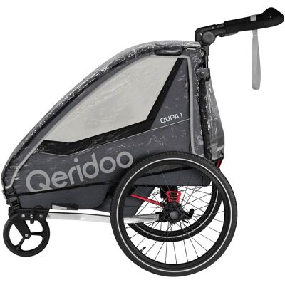Qeridoo Fahrradanhänger Regenhaube - Perfekte Passform für QUPA 1 & Sportrex 1 Qeridoo Fahrradanhänger Regenhaube - Perfekte Passform für QUPA 1 & Sportrex 1