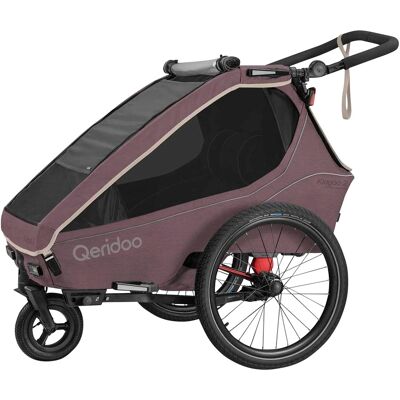 Qeridoo Fahrradanhänger Kidgoo 2 lila Qeridoo Fahrradanhänger Kidgoo 2 lila