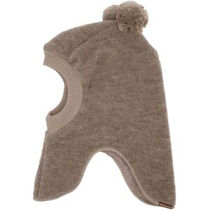 Maximo Woll-Schlupfmütze mit Bommel braun Maximo Woll-Schlupfmütze mit Bommel braun