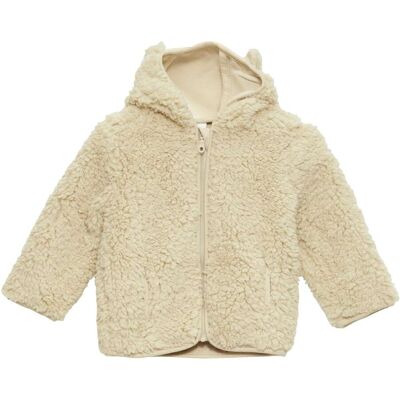 s.Oliver Plüschjacke Kapuze mit Ohren beige s.Oliver Plüschjacke Kapuze mit Ohren beige