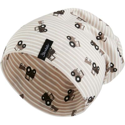 Sterntaler Beanie Ringel Traktoren grau Sterntaler Beanie Ringel Traktoren grau