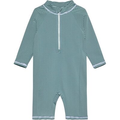Colorkids Schwimmanzug mit UV-Schutz Ringel oliv natur Colorkids Schwimmanzug mit UV-Schutz Ringel oliv natur