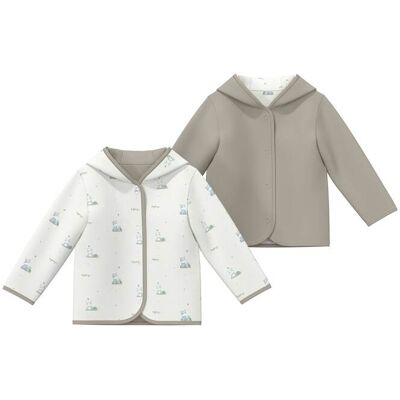s.Oliver Wendejacke mit Kapuze Hippo Schildkröte natur beige s.Oliver Wendejacke mit Kapuze Hippo Schildkröte natur beige