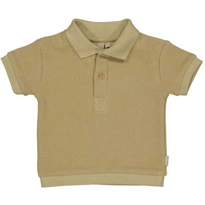 Levv Polo-T-Shirt Waffelpiqué oliv Levv Polo-T-Shirt Waffelpiqué oliv
