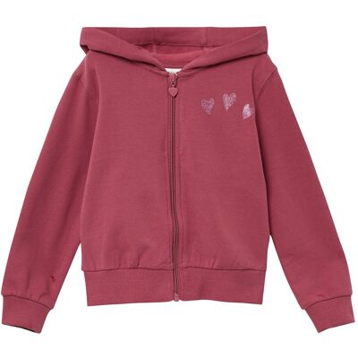 s.Oliver Sweatjacke mit Kapuze Leopard rosa s.Oliver Sweatjacke mit Kapuze Leopard rosa