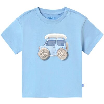 Mayoral T-Shirt Auto hellblau Mayoral T-Shirt Auto hellblau