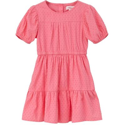 s.Oliver Kleid kurzarm Volant pink s.Oliver Kleid kurzarm Volant pink