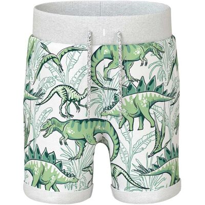 name it Sweat-Bermuda Dinos weiss gruen mehrfarbig name it Sweat-Bermuda Dinos weiss gruen mehrfarbig