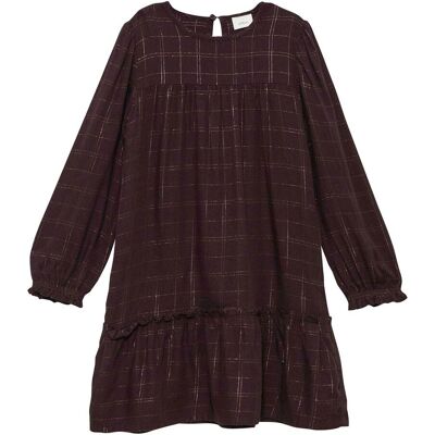 s.Oliver Kleid langarm Karo lila s.Oliver Kleid langarm Karo lila