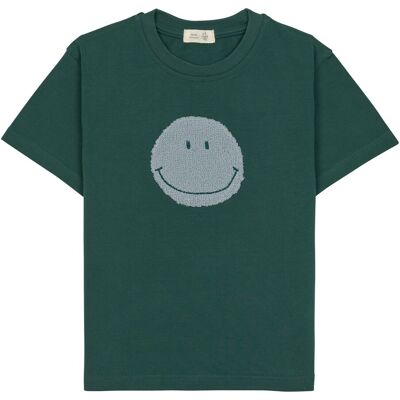 Lässig T-Shirt Smiley Little Gang gruen Lässig T-Shirt Smiley Little Gang gruen