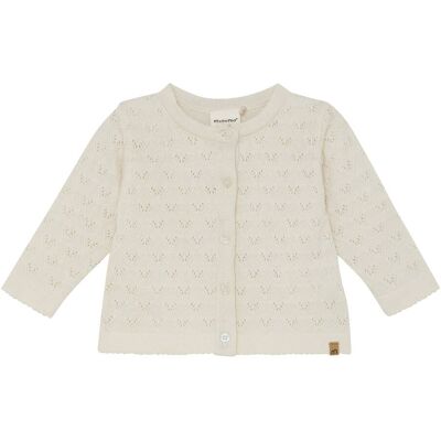 MINYMO Ajour-Strickjacke natur MINYMO Ajour-Strickjacke natur