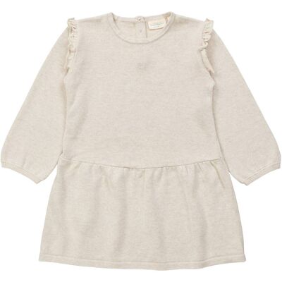 Sense Organics Strickkleid Rüschen beige Sense Organics Strickkleid Rüschen beige