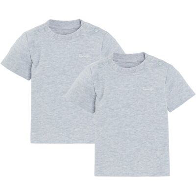 Bornino 2er-Pack T-Shirts grau Bornino 2er-Pack T-Shirts grau
