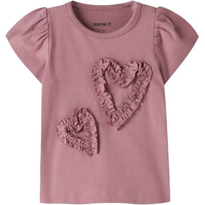 name it T-Shirt Herzen rosa name it T-Shirt Herzen rosa