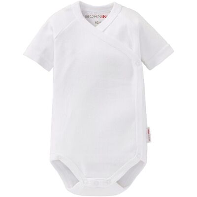 Bornino Wickelbody kurzarm weiss Bornino Wickelbody kurzarm weiss