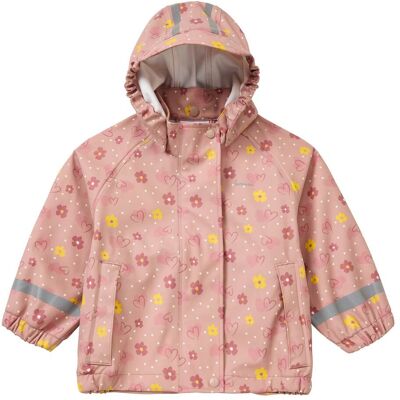 Bornino Regenjacke mit abnehmbarer Kapuze rosa gelb Bornino Regenjacke mit abnehmbarer Kapuze rosa gelb