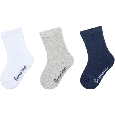 Bornino 3er-Pack Socken mehrfarbig Bornino 3er-Pack Socken mehrfarbig