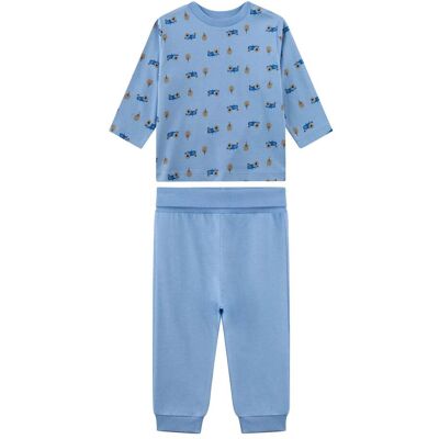 Sanetta Schlafanzug lang Traktor blau Sanetta Schlafanzug lang Traktor blau