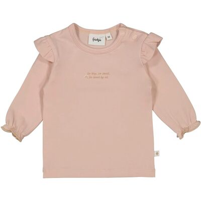 Feetje Shirt langarm Rüschen rosa Feetje Shirt langarm Rüschen rosa