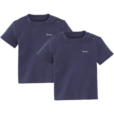 Bornino 2er-Pack T-Shirts blau Bornino 2er-Pack T-Shirts blau