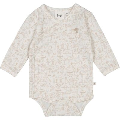 Feetje Wickelbody langarm Pilze natur beige Feetje Wickelbody langarm Pilze natur beige