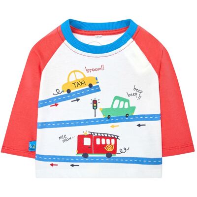 BOBOLI Shirt langarm Fahrzeuge mehrfarbig BOBOLI Shirt langarm Fahrzeuge mehrfarbig