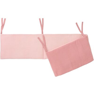 BORNINO HOME Wende-Nestchen Musselin 34x180 cm rosa BORNINO HOME Wende-Nestchen Musselin 34x180 cm rosa