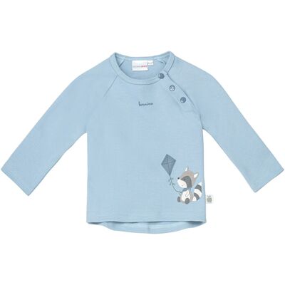 Bornino Raglanshirt langarm Waschbär hellblau Bornino Raglanshirt langarm Waschbär hellblau