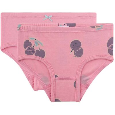 Sanetta 2er-Pack Slips Pflaumen rosa lila Sanetta 2er-Pack Slips Pflaumen rosa lila