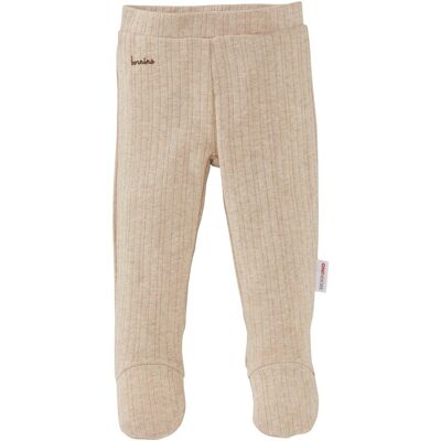 Bornino Hose mit Fuß Rippqualität beige Bornino Hose mit Fuß Rippqualität beige