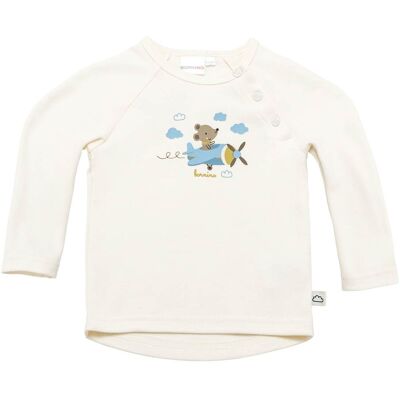 Bornino Raglanshirt langarm Maus natur Bornino Raglanshirt langarm Maus natur