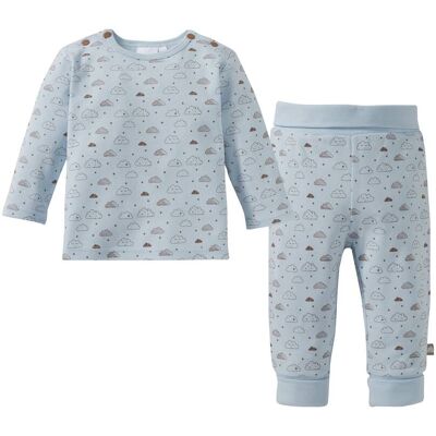 Bornino Schlafanzug lang blau Bornino Schlafanzug lang blau
