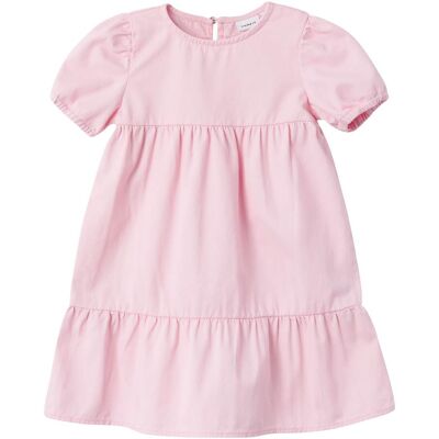 name it Jeanskleid kurzarm Volant rosa name it Jeanskleid kurzarm Volant rosa