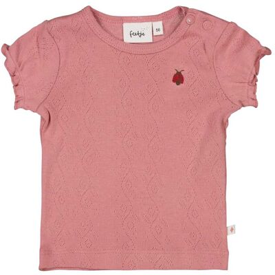 Feetje Ajour-T-Shirt Marienkäfer rosa Feetje Ajour-T-Shirt Marienkäfer rosa