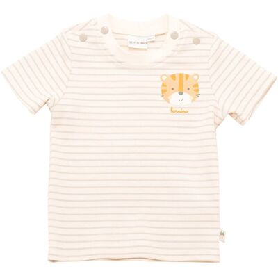 Bornino T-Shirt Ringel Tiger natur grau Bornino T-Shirt Ringel Tiger natur grau