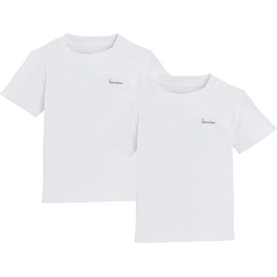 Bornino 2er-Pack T-Shirts weiss Bornino 2er-Pack T-Shirts weiss