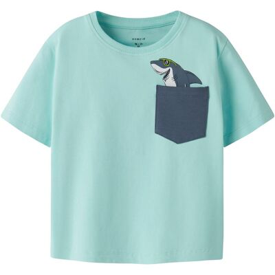 name it T-Shirt Hai tuerkis name it T-Shirt Hai tuerkis