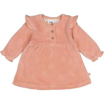 Feetje Nicki-Kleid langarm Blätter rosa Feetje Nicki-Kleid langarm Blätter rosa