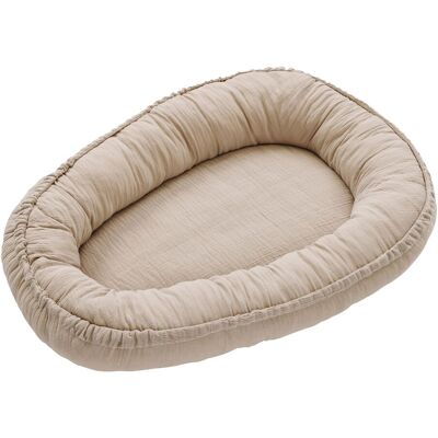 BORNINO HOME Kuschelnest Musselin 82x55 cm beige BORNINO HOME Kuschelnest Musselin 82x55 cm beige