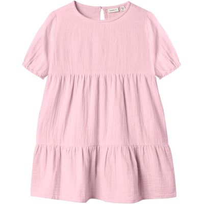 name it Musselin-Kleid kurzarm rosa name it Musselin-Kleid kurzarm rosa