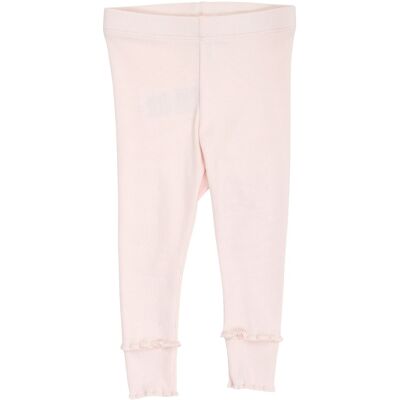 Müsli Leggings Mitwachsbündchen Rippqualität rosa Müsli Leggings Mitwachsbündchen Rippqualität rosa