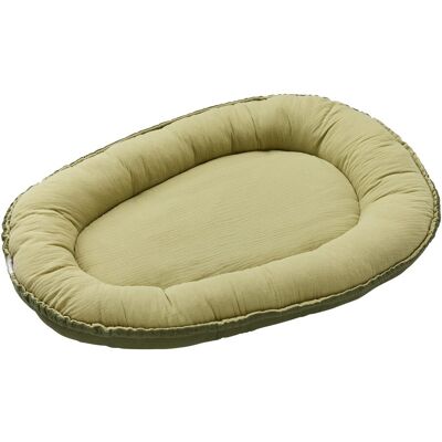BORNINO HOME Kuschelnest Musselin 80x55 cm gruen BORNINO HOME Kuschelnest Musselin 80x55 cm gruen