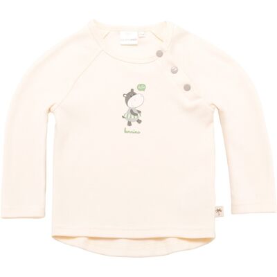 Bornino Raglanshirt langarm Hippo natur Bornino Raglanshirt langarm Hippo natur