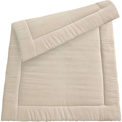 BORNINO HOME Krabbeldecke Musselin 100x150 cm beige BORNINO HOME Krabbeldecke Musselin 100x150 cm beige