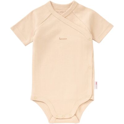 Bornino Wickelbody kurzarm beige Bornino Wickelbody kurzarm beige