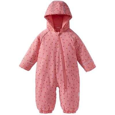 Bornino Schneeoverall mit Kapuze Sterne rosa Bornino Schneeoverall mit Kapuze Sterne rosa