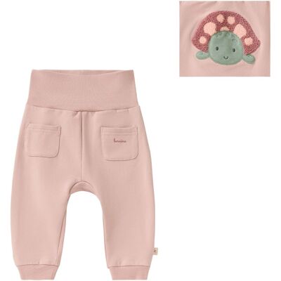 Bornino Jogginghose mit Po-Applikation Schildkröte rosa Bornino Jogginghose mit Po-Applikation Schildkröte rosa