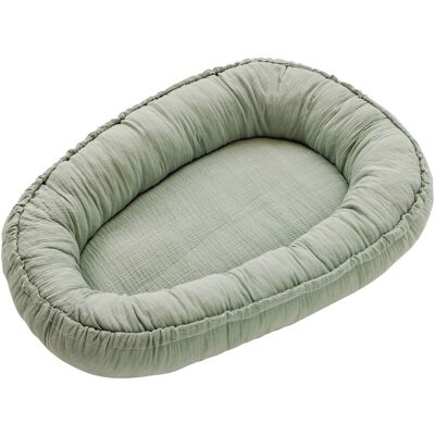 BORNINO HOME Kuschelnest Musselin 82x55 cm gruen BORNINO HOME Kuschelnest Musselin 82x55 cm gruen