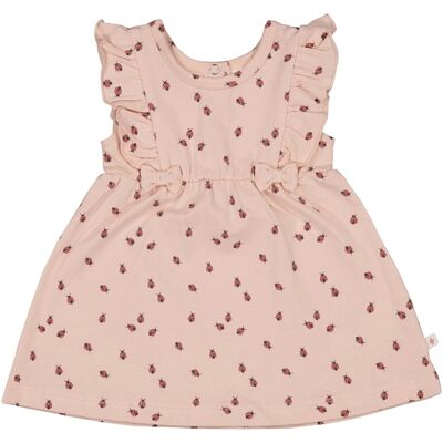 Feetje Kleid mit Flügelarm Marienkäfer Rüschen rosa rot Feetje Kleid mit Flügelarm Marienkäfer Rüschen rosa rot